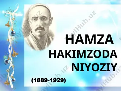 hamza hakimzoda niyoziy — PPTX