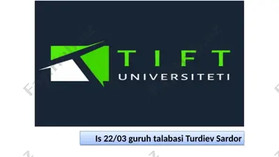 an'anaviy sanoat iqtisodiyoti — PPTX