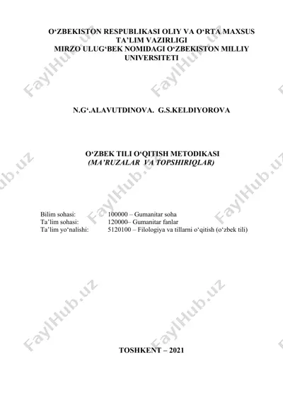 ona tilini o‘qitish metodikasi — PPTX