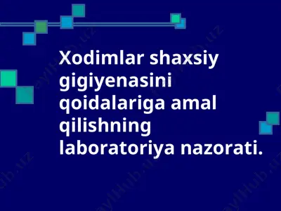 shaxsiy gigiyena — PPT