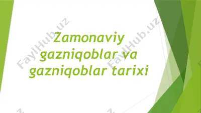 gazniqoblar — PPTX