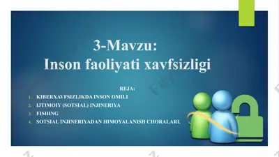 kiberxavfsizlik — PPTX