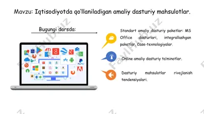 amaliy dasturiy ta’minotlar — PPTX