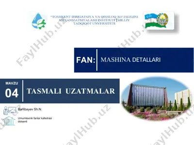 tasmali uzatmalar — PPT