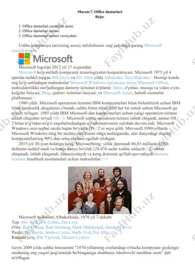 microsoft office — DOCX