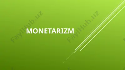 monetarizm — PPT