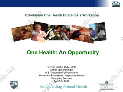 uzbekistan one health brucellosis workshop — PPTX