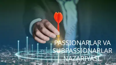 passionlar va subpassionlar nazariyasi — PPTX