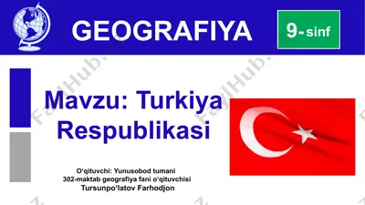 turkiya respublikasi — PPTX