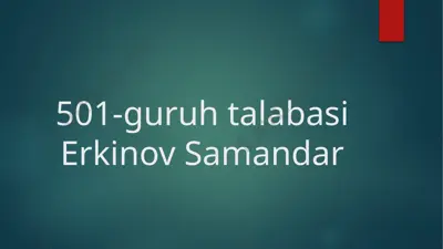 darsning yangi usullari — PPTX
