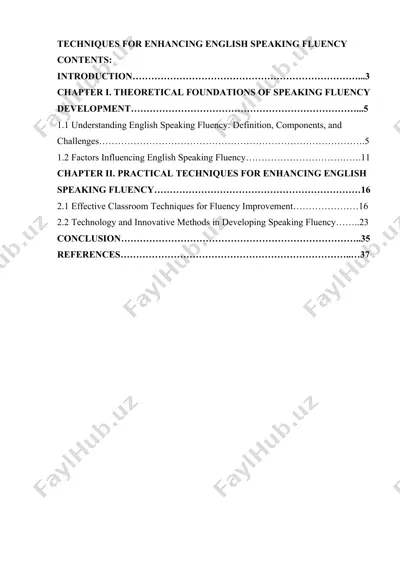 techniques for enhancing english speaking fluency — DOCX
