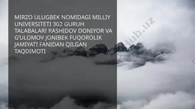 inson xavfsizligi taqdimoti — PPTX