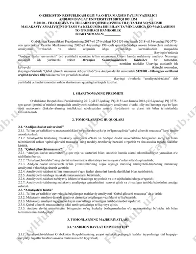 malakaviy amaliyotni o‘tash va kelgusida ish bilan ta’minlashga ko‘maklashish shartnomasi — DOCX
