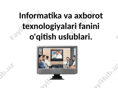 ta'lim texnologiyasi — PPTX