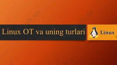 linux ot va uning turlari — PPTX