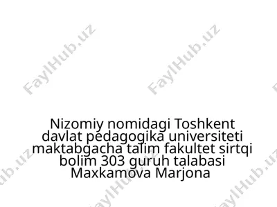 oilada vazifalar va muammolar — PPTX