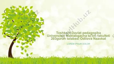 steam texnologiyalari asosida jamoaviy ishlashga o'rgatish — PPTX