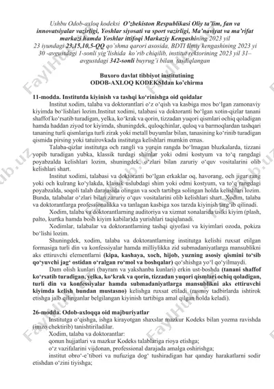 odob-axloq kodeksi — DOCX