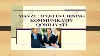 kommunikativ qobiliyat — PPTX