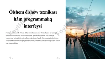 ólshem ólshew texnikası hám programmalıq interfeysi — PPTX