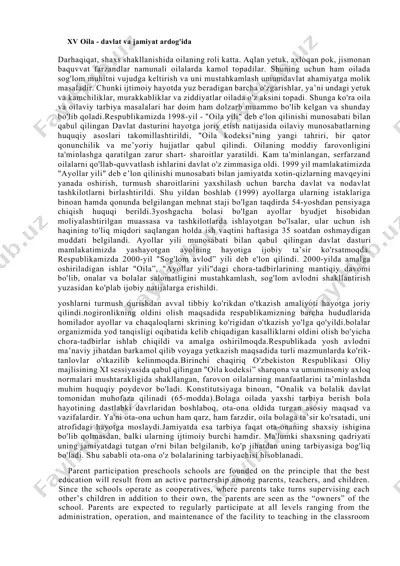 oilaviy tarbiya va uning ahamiyati — DOCX