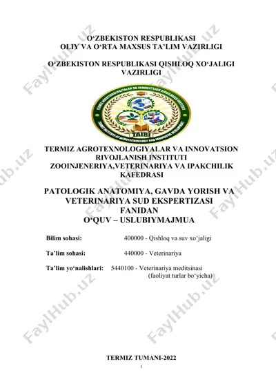 o‘quv-uslubiy majmua — DOC