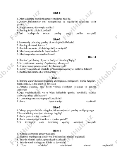 yopilgan itlar haqida biletlar — DOC