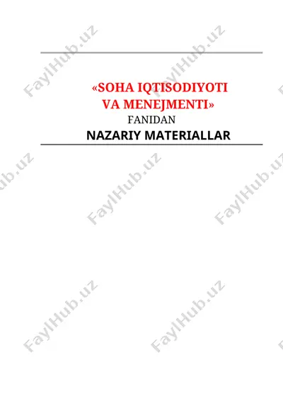 sanoat korxonalarining iqtisodiyotni modernizasiya qilishdagi ahamiyati va roli — DOCX
