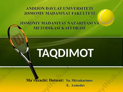 jismoniy tarbiya darslarida o'quvchilar faoliyatini tashkil etish usullari, shakllari — PPTX