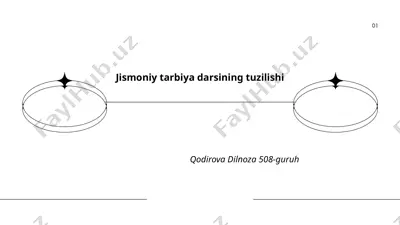 jismoniy tarbiya darsining tuzilishi — PPTX