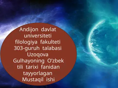 xizmat xatlari haqida ma'lumotlar — PPTX