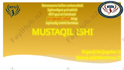 renessans ta’lim universiteti — PPTX