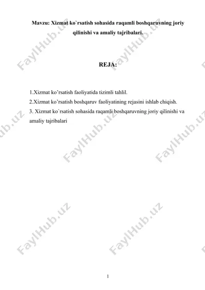 tizimli tahlil — DOCX