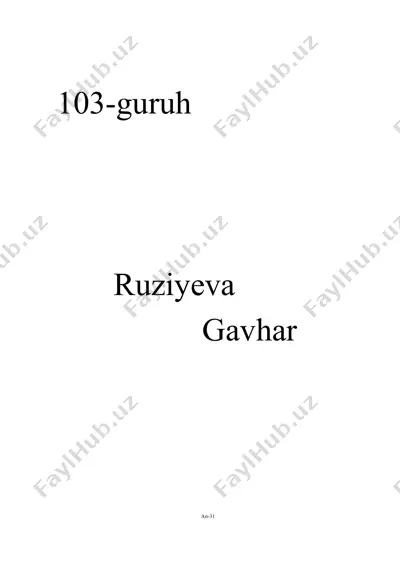 maktabgacha pedagogikaning nazariy asoslari — DOCX