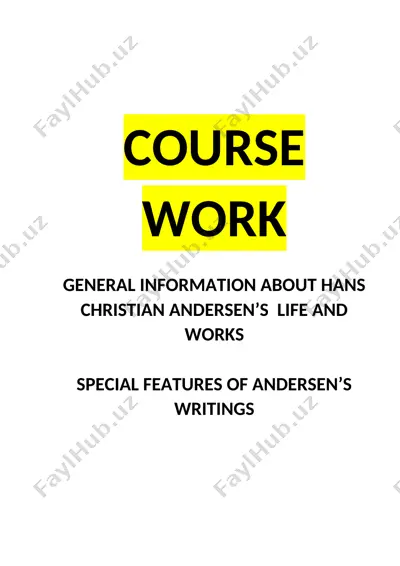 course work — DOCX