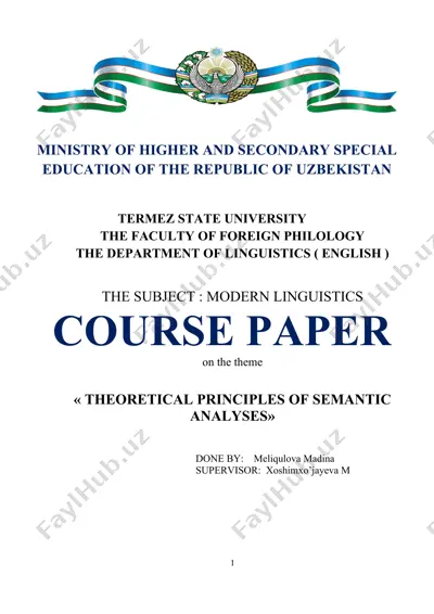 modern linguistics — DOC