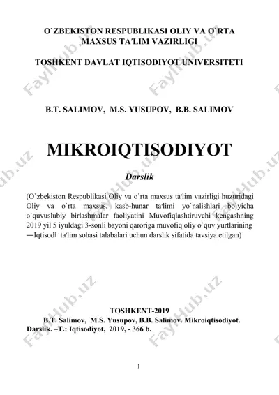 mikroiqtisodiyot — DOC