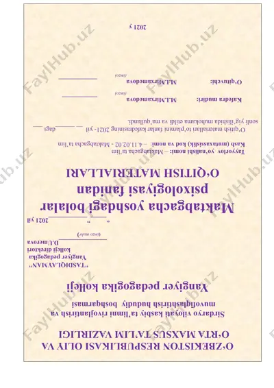 o‘qitish materiallari to‘plami — DOC