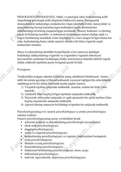 psixogenaz (psixogenaz) — DOC