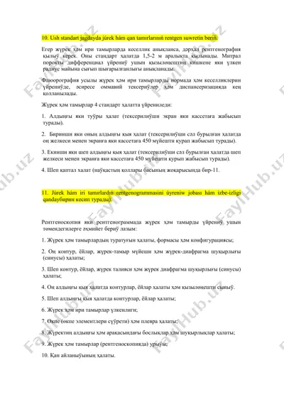 rentgenografiya va rentgenoskopiya — DOC