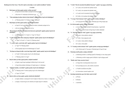 ona tili o‘qish savodxonligi va uni o‘qitish metodikasi. 4-variant — DOC