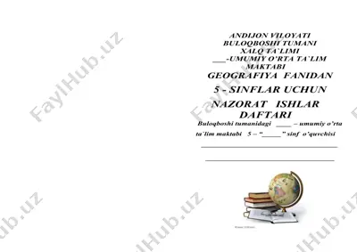 nazorat daftari — DOC