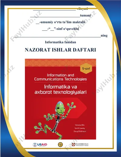 nazorat ishlar daftari — DOC