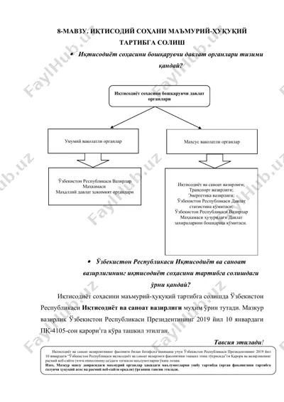 иқтибонд унитар чет эш бошқармаси — DOC