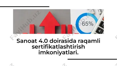 raqamli sertifikatlashtirish — PDF