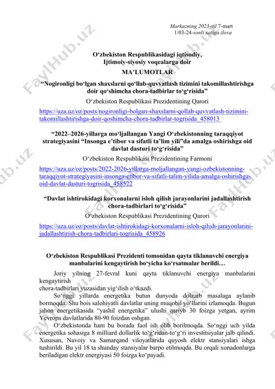 nogironlikni qo'llab-quvvatlash tizimini takomillashtirish chora-tadbirlari — DOC