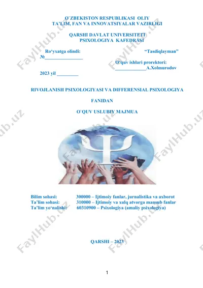 o`quv uslubiy majmua — DOC