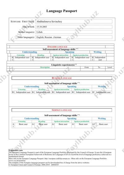 language passport — DOC