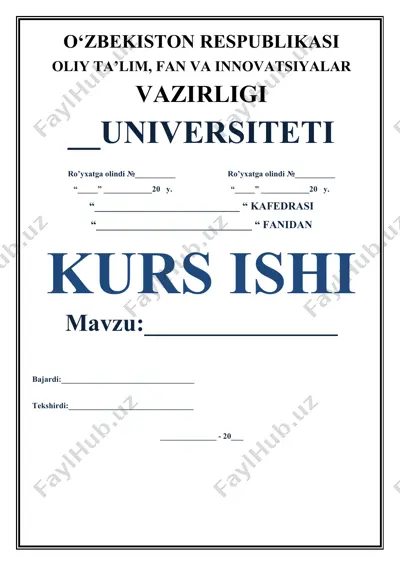 alisher navoiy hayoti va ijodi — DOC