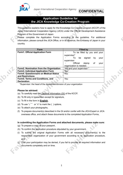 jica knowledge co-creation program application guideline — DOC